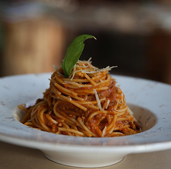 ミートソースパスタ